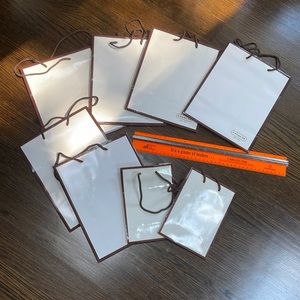 Vintage Coach gift bags 2 sizes- dated from 2001-2006 2 sizes